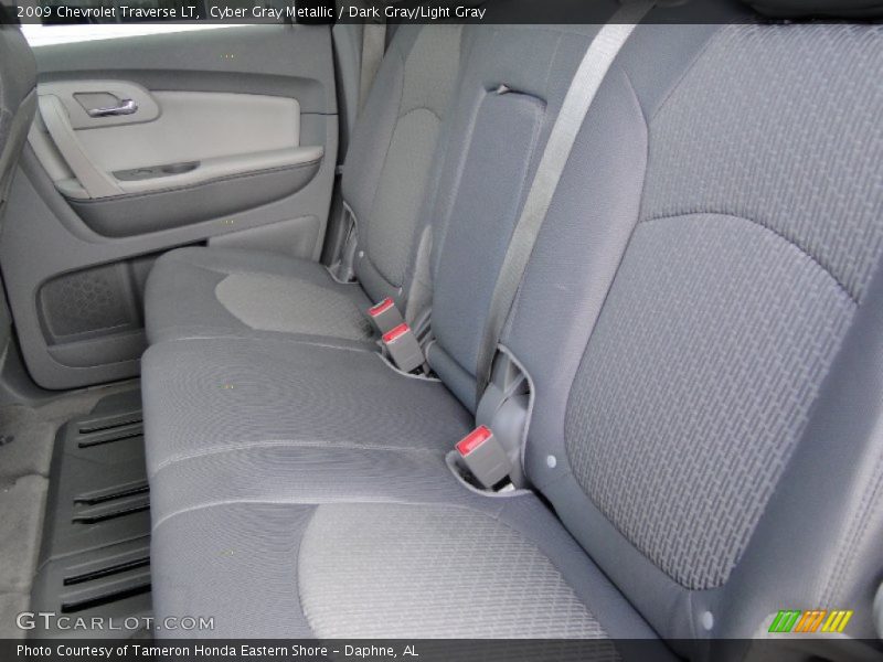 Cyber Gray Metallic / Dark Gray/Light Gray 2009 Chevrolet Traverse LT