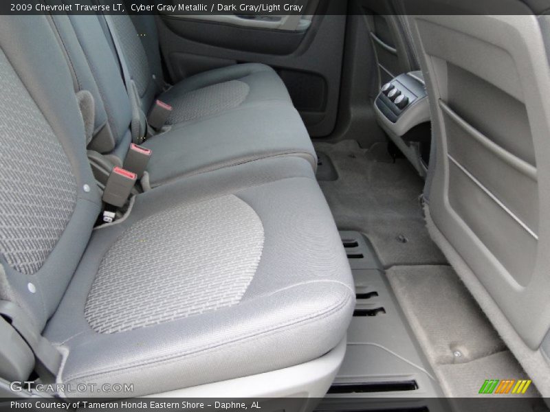 Cyber Gray Metallic / Dark Gray/Light Gray 2009 Chevrolet Traverse LT
