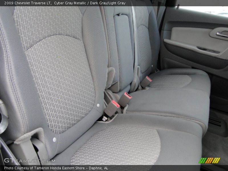 Cyber Gray Metallic / Dark Gray/Light Gray 2009 Chevrolet Traverse LT