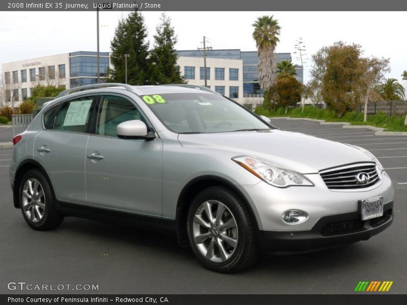 Liquid Platinum / Stone 2008 Infiniti EX 35 Journey