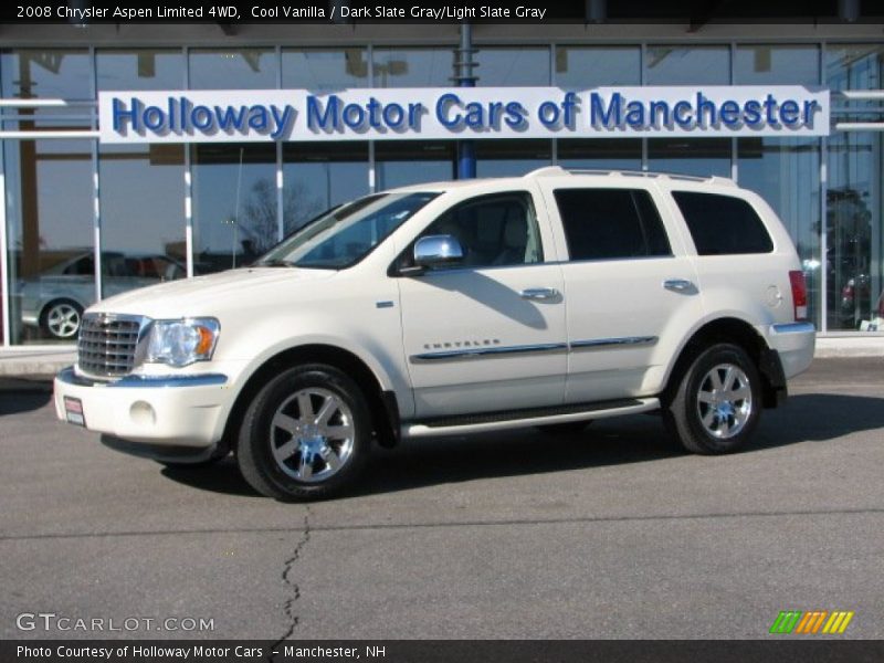 Cool Vanilla / Dark Slate Gray/Light Slate Gray 2008 Chrysler Aspen Limited 4WD