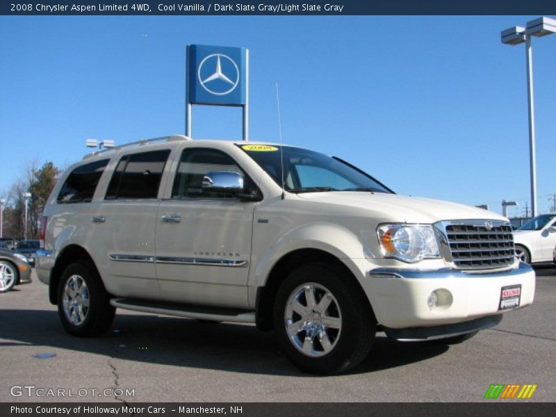 Cool Vanilla / Dark Slate Gray/Light Slate Gray 2008 Chrysler Aspen Limited 4WD