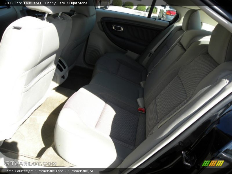 Ebony Black / Light Stone 2012 Ford Taurus SEL