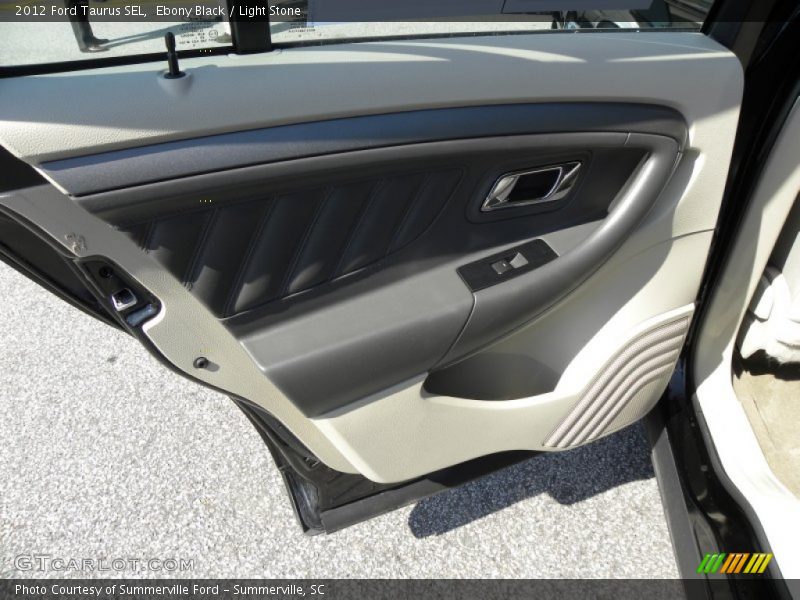 Ebony Black / Light Stone 2012 Ford Taurus SEL