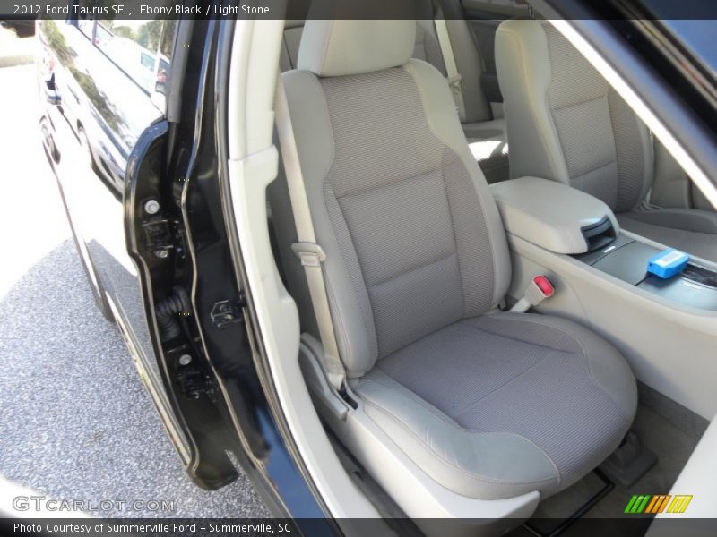 Ebony Black / Light Stone 2012 Ford Taurus SEL