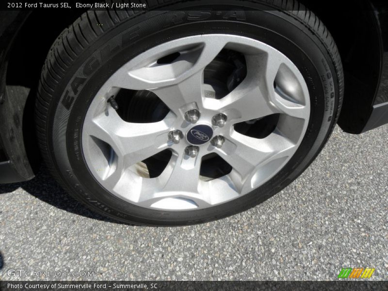 Ebony Black / Light Stone 2012 Ford Taurus SEL
