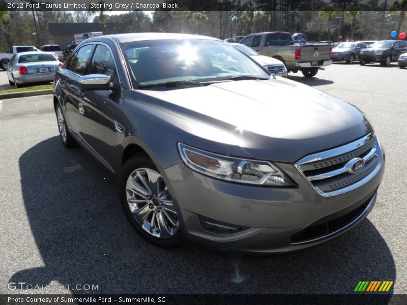 Sterling Grey / Charcoal Black 2012 Ford Taurus Limited