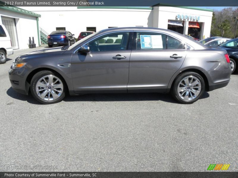 Sterling Grey / Charcoal Black 2012 Ford Taurus Limited