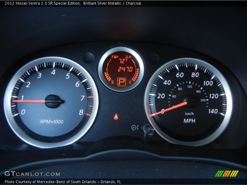  2012 Sentra 2.0 SR Special Edition 2.0 SR Special Edition Gauges