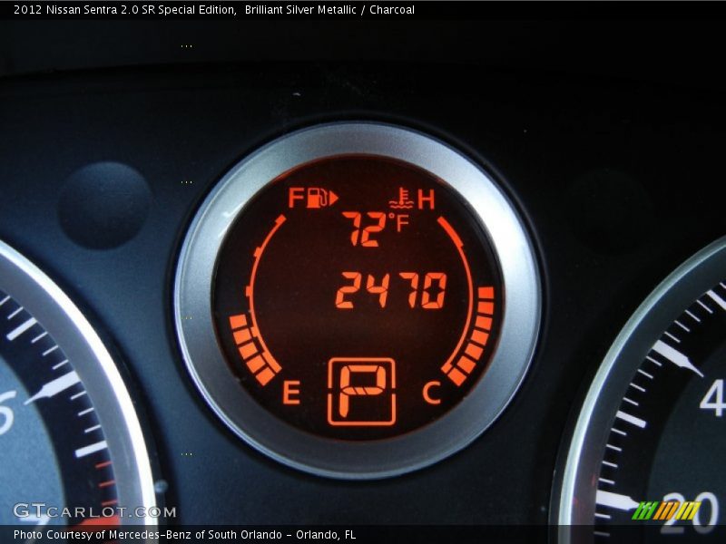Brilliant Silver Metallic / Charcoal 2012 Nissan Sentra 2.0 SR Special Edition
