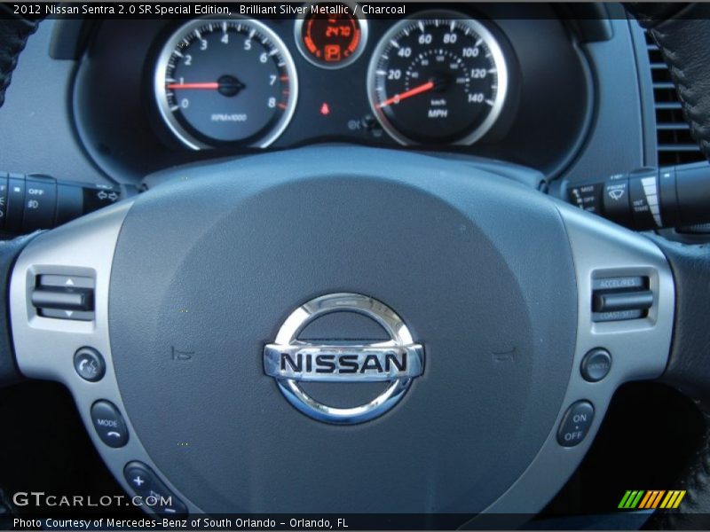 Brilliant Silver Metallic / Charcoal 2012 Nissan Sentra 2.0 SR Special Edition