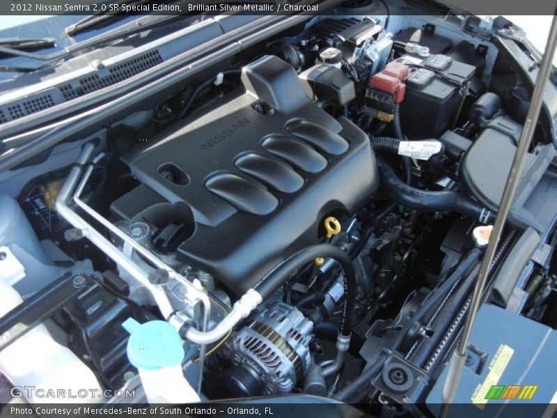  2012 Sentra 2.0 SR Special Edition Engine - 2.0 Liter DOHC 16-Valve CVTCS 4 Cylinder