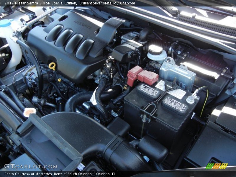  2012 Sentra 2.0 SR Special Edition Engine - 2.0 Liter DOHC 16-Valve CVTCS 4 Cylinder