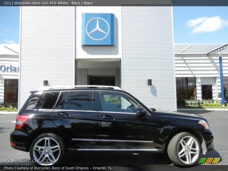 Black / Black 2011 Mercedes-Benz GLK 350 4Matic