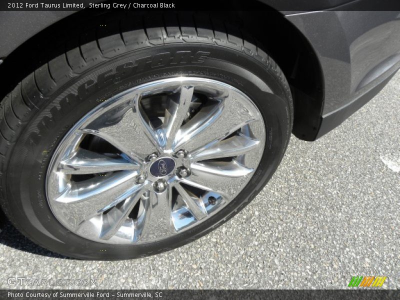Sterling Grey / Charcoal Black 2012 Ford Taurus Limited