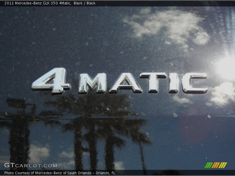 Black / Black 2011 Mercedes-Benz GLK 350 4Matic