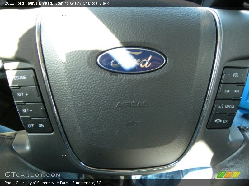 Sterling Grey / Charcoal Black 2012 Ford Taurus Limited