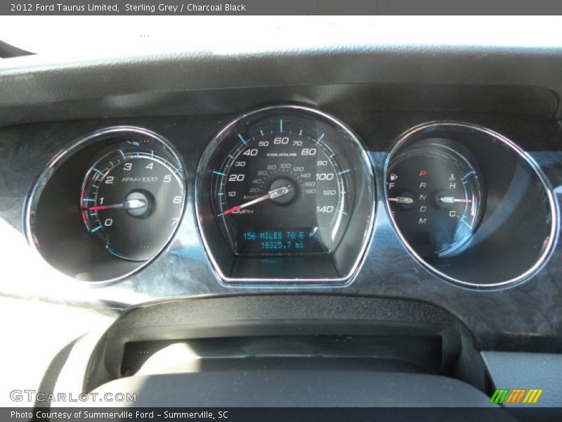 Sterling Grey / Charcoal Black 2012 Ford Taurus Limited