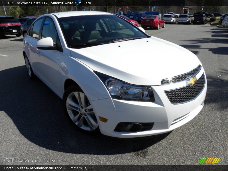 Summit White / Jet Black 2012 Chevrolet Cruze LTZ