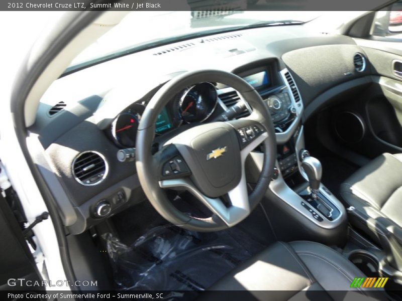 Summit White / Jet Black 2012 Chevrolet Cruze LTZ