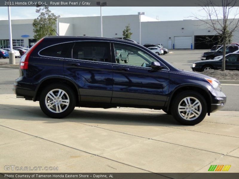 Royal Blue Pearl / Gray 2011 Honda CR-V EX-L