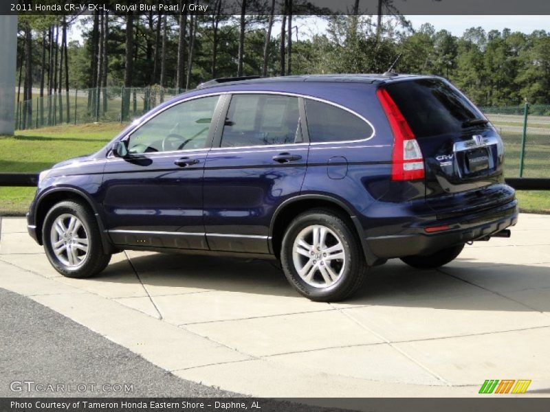 Royal Blue Pearl / Gray 2011 Honda CR-V EX-L