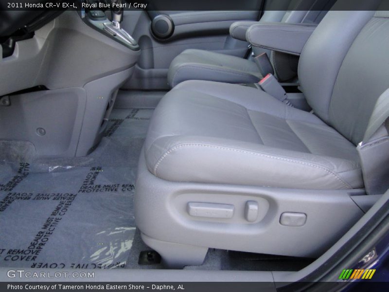 Royal Blue Pearl / Gray 2011 Honda CR-V EX-L