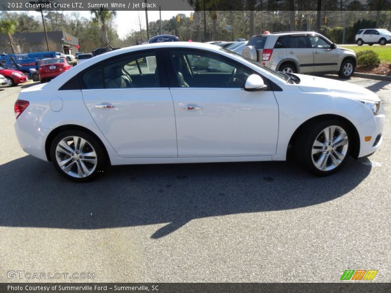 Summit White / Jet Black 2012 Chevrolet Cruze LTZ