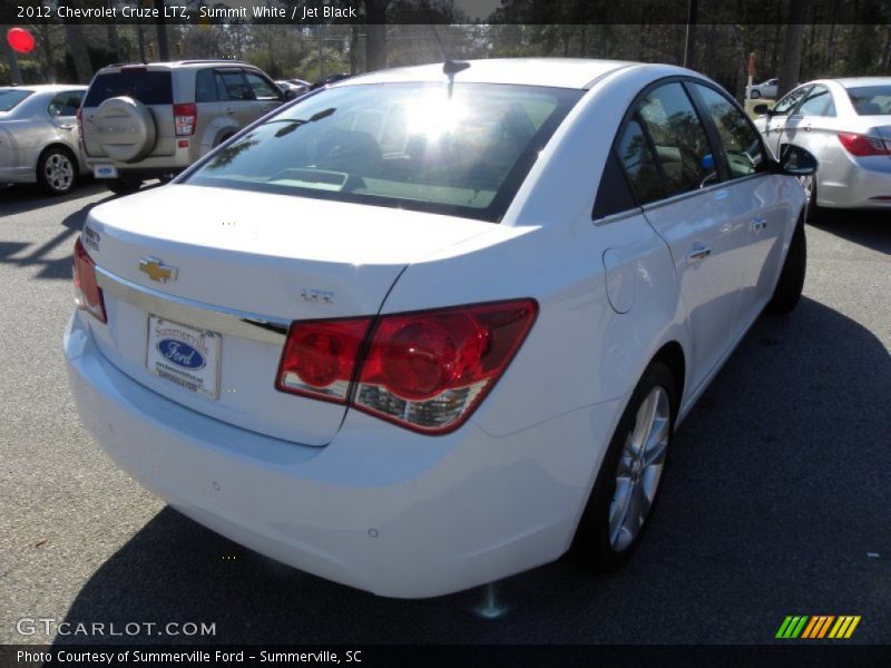 Summit White / Jet Black 2012 Chevrolet Cruze LTZ