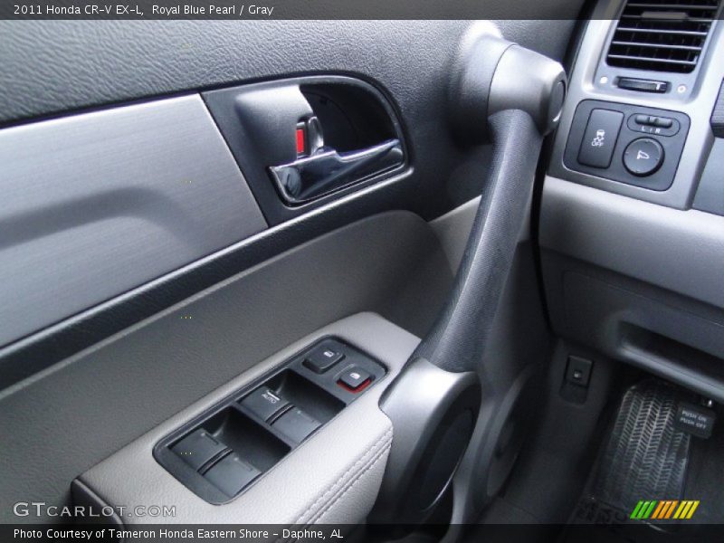 Royal Blue Pearl / Gray 2011 Honda CR-V EX-L