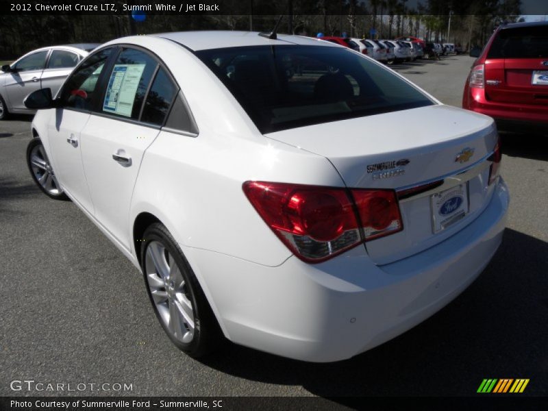 Summit White / Jet Black 2012 Chevrolet Cruze LTZ