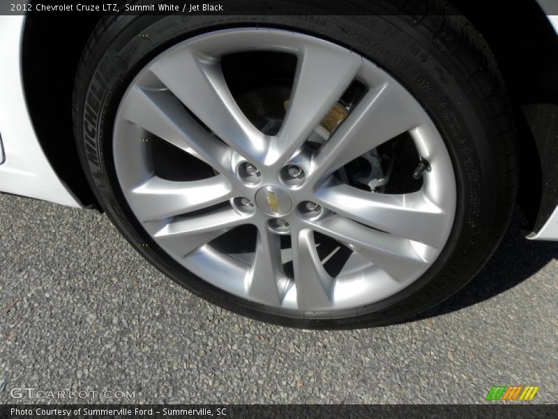 Summit White / Jet Black 2012 Chevrolet Cruze LTZ