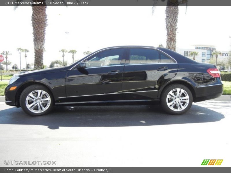 Black / Black 2011 Mercedes-Benz E 350 Sedan