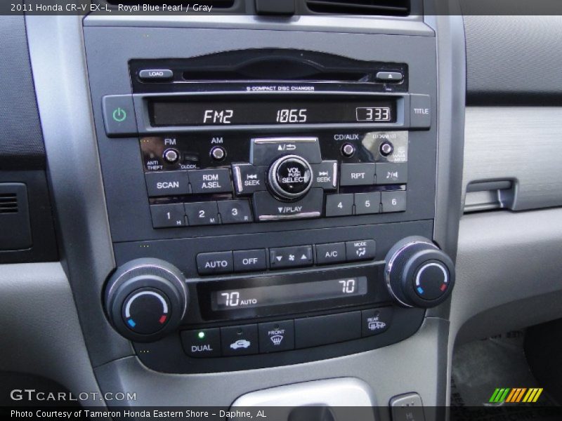 Royal Blue Pearl / Gray 2011 Honda CR-V EX-L