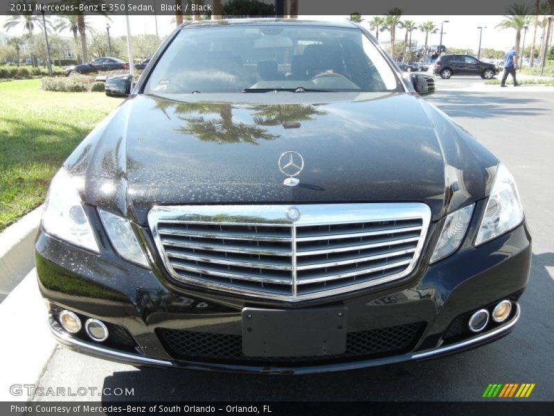 Black / Black 2011 Mercedes-Benz E 350 Sedan