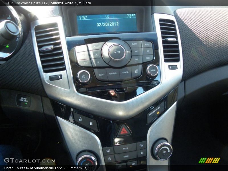 Summit White / Jet Black 2012 Chevrolet Cruze LTZ