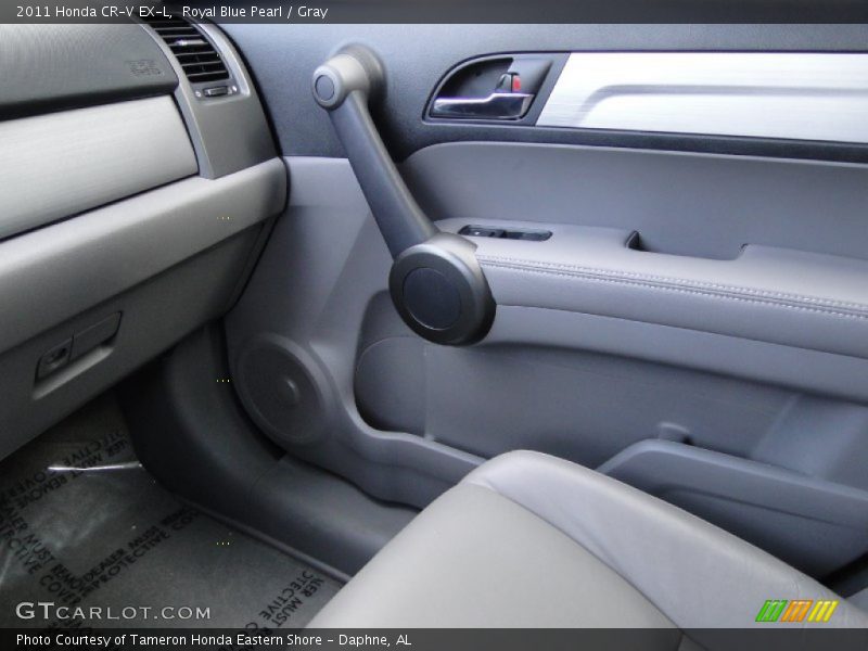 Royal Blue Pearl / Gray 2011 Honda CR-V EX-L