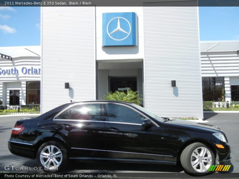 Black / Black 2011 Mercedes-Benz E 350 Sedan