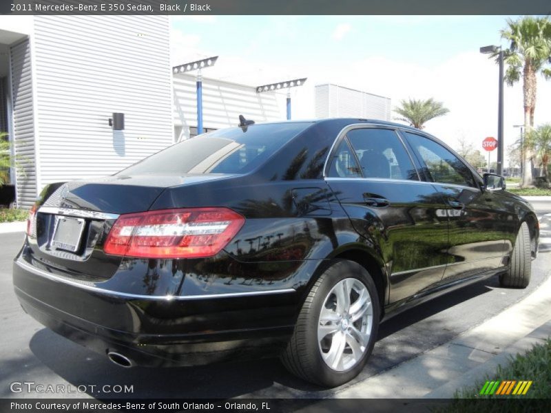 Black / Black 2011 Mercedes-Benz E 350 Sedan