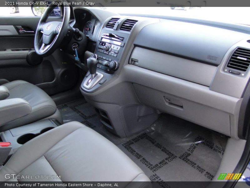Royal Blue Pearl / Gray 2011 Honda CR-V EX-L