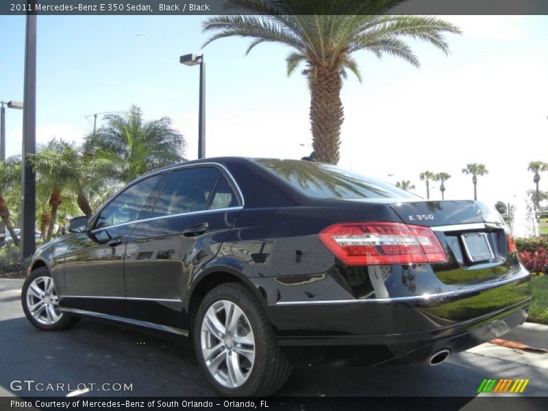 Black / Black 2011 Mercedes-Benz E 350 Sedan