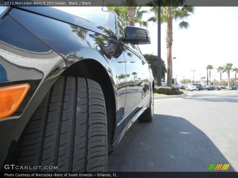 Black / Black 2011 Mercedes-Benz E 350 Sedan