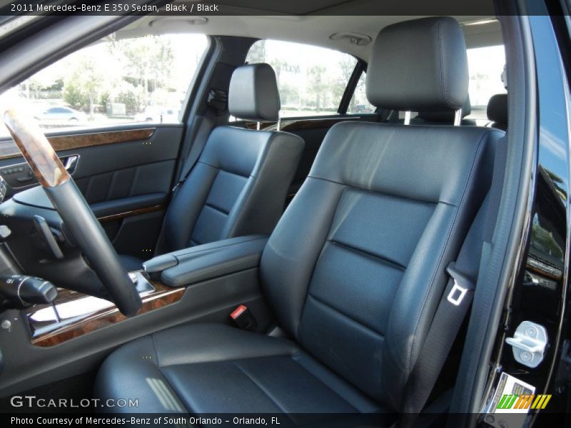 Black / Black 2011 Mercedes-Benz E 350 Sedan
