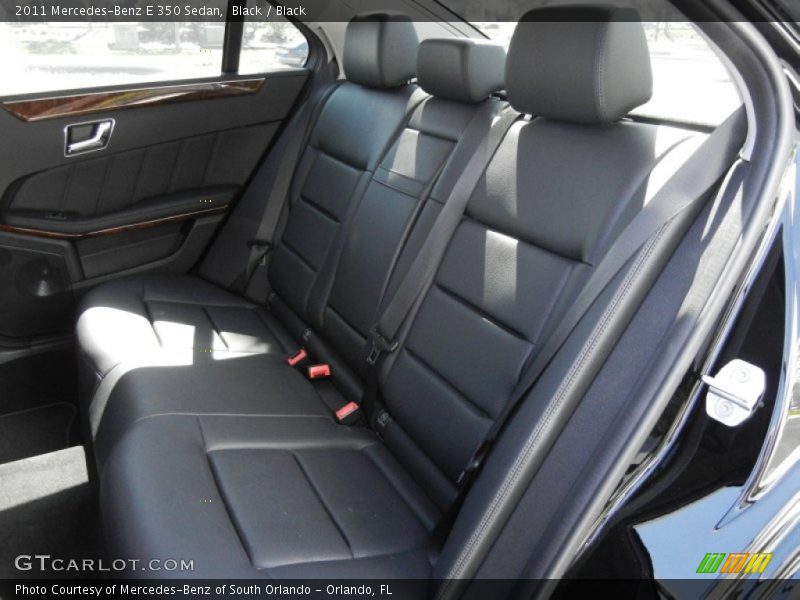 Black / Black 2011 Mercedes-Benz E 350 Sedan