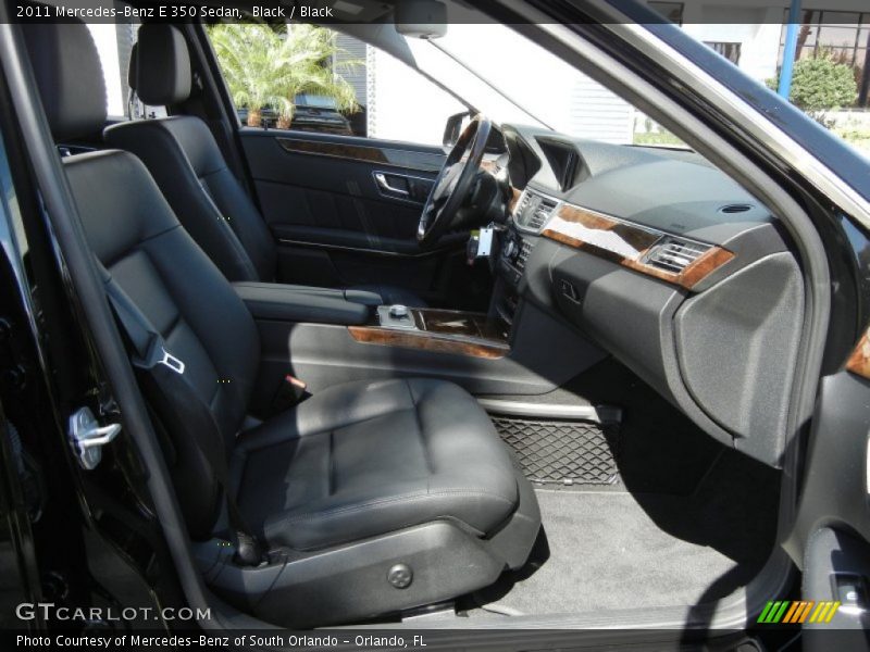 Black / Black 2011 Mercedes-Benz E 350 Sedan
