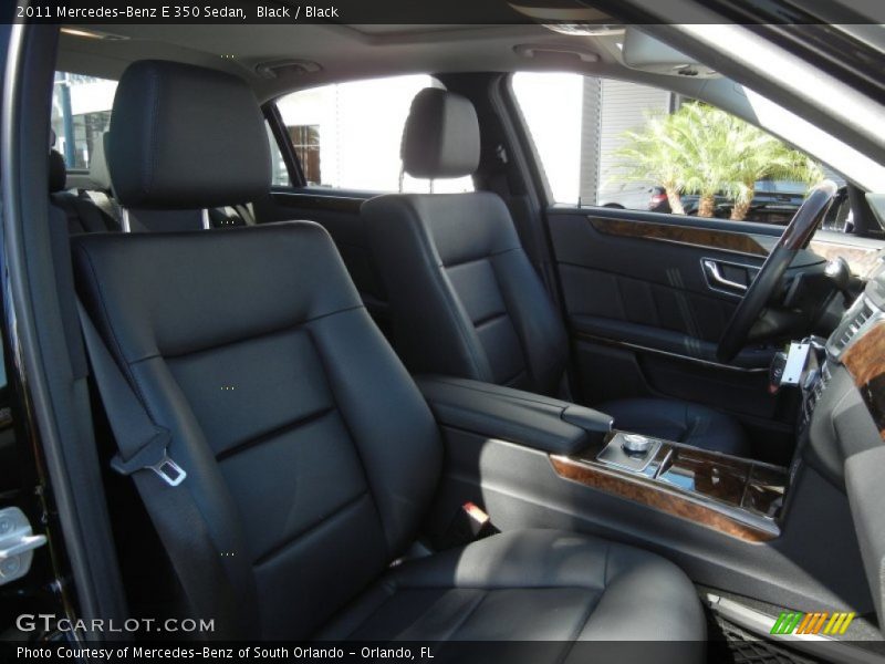 Black / Black 2011 Mercedes-Benz E 350 Sedan