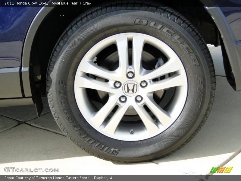 Royal Blue Pearl / Gray 2011 Honda CR-V EX-L