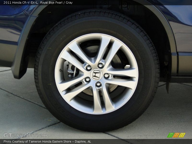 Royal Blue Pearl / Gray 2011 Honda CR-V EX-L
