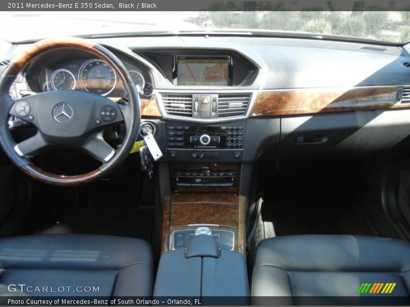 Black / Black 2011 Mercedes-Benz E 350 Sedan