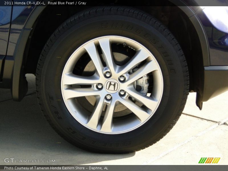 Royal Blue Pearl / Gray 2011 Honda CR-V EX-L